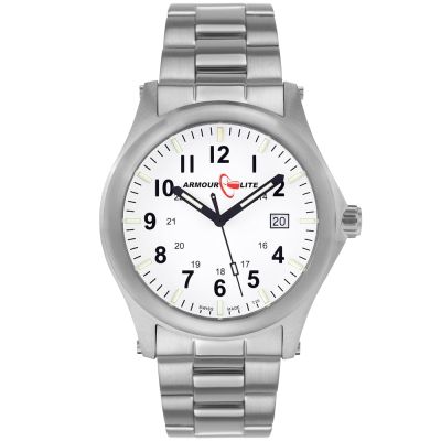 Silver ArmourLite Field Series AL106 With NRA Caseback