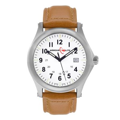 Brown ArmourLite Field Series AL126 With NRA Caseback
