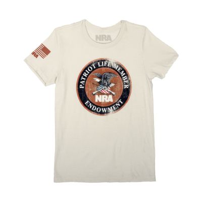 NRA Patriot Life Member Endowment Natural T-Shirt